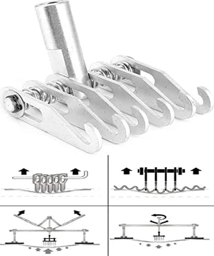 HiYi 6 Finger Metal Claw Dent Puller Tool, Heavy Duty 6-Claw Hook for Auto Body Repair | 0.31 kg (0.68 lb) thumbnail 3