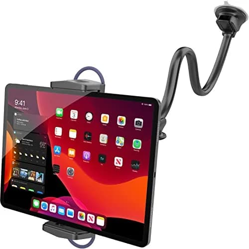 APPS2Car Upgraded Tablet Car Mount for iPad Pro 13-inch, 33cm (13 inch) Arm | Hands-Free Navigation & Entertainment thumbnail 1