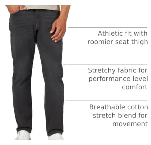 Wrangler Authentics Athletic Fit Stretch Jean | Performance Comfort for Men in India thumbnail 4