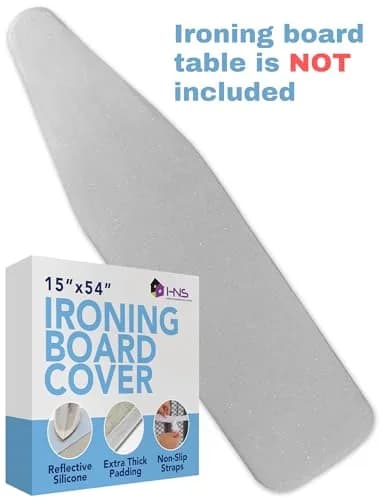 HOLDN’ STORAGE Ironing Board Cover 15 x 54 | Silicone-Coated, Scorch-Resistant, Tightly Fitted thumbnail 4
