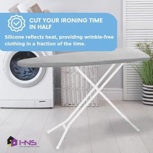 HOLDN’ STORAGE Ironing Board Cover 15 x 54 | Silicone-Coated, Scorch-Resistant, Tightly Fitted thumbnail 6