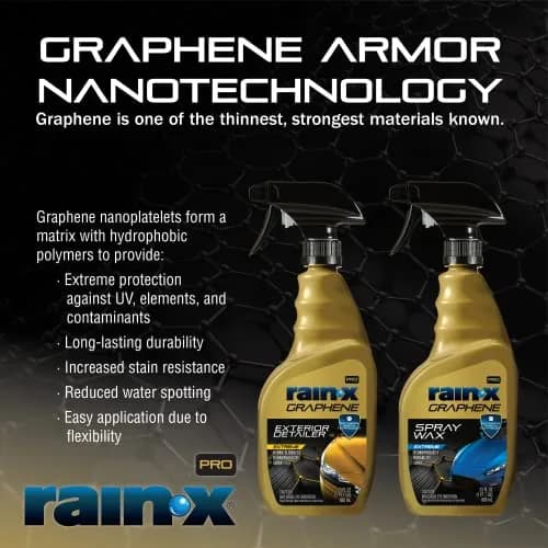 Rain-X PRO Graphene Exterior Detailer Spray 473ml (16 Fl Oz) | Advanced Graphene Shield for Gloss and Protection thumbnail 3