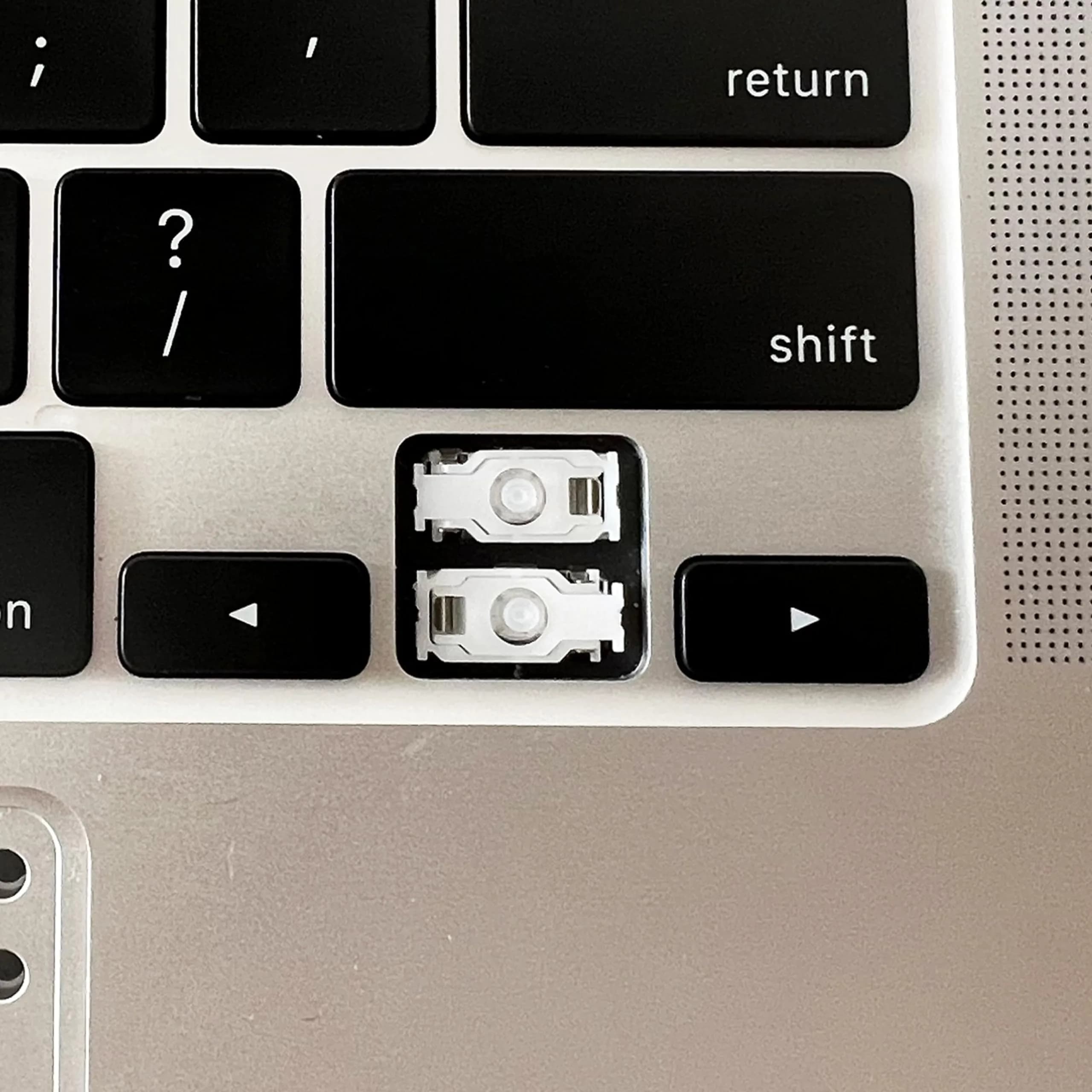 Bfenown Left Arrow Keycap and Hinge for MacBook Pro/Air 2019-2022 Models | Black Plastic Replacement Part - view 3