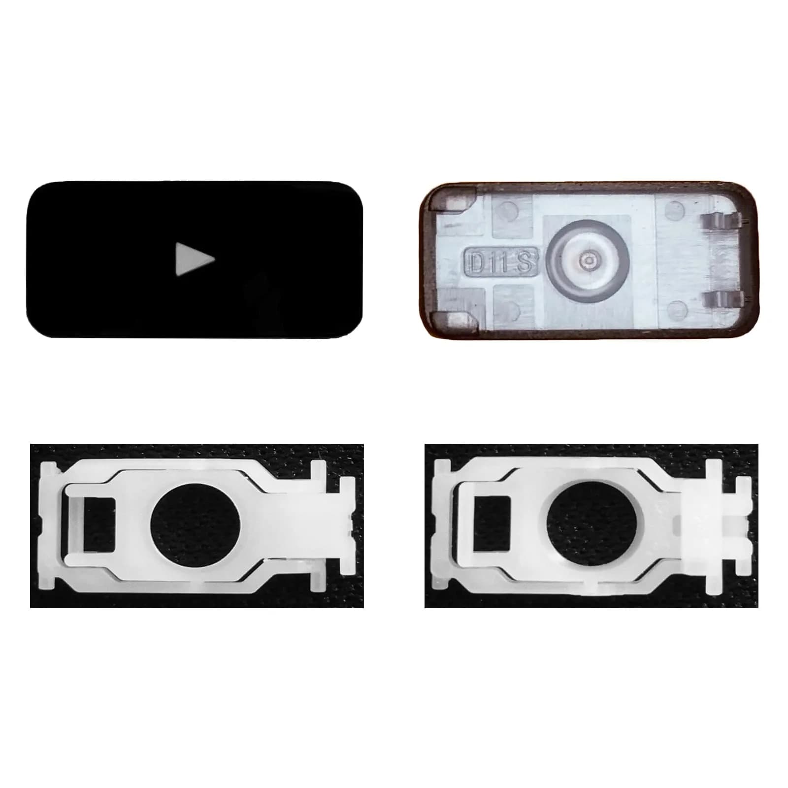 Bfenown Replacement Right Arrow Keycap & Scissor Clip Hinge for MacBook Pro/Air A2141-A2681 (Black) - main product image