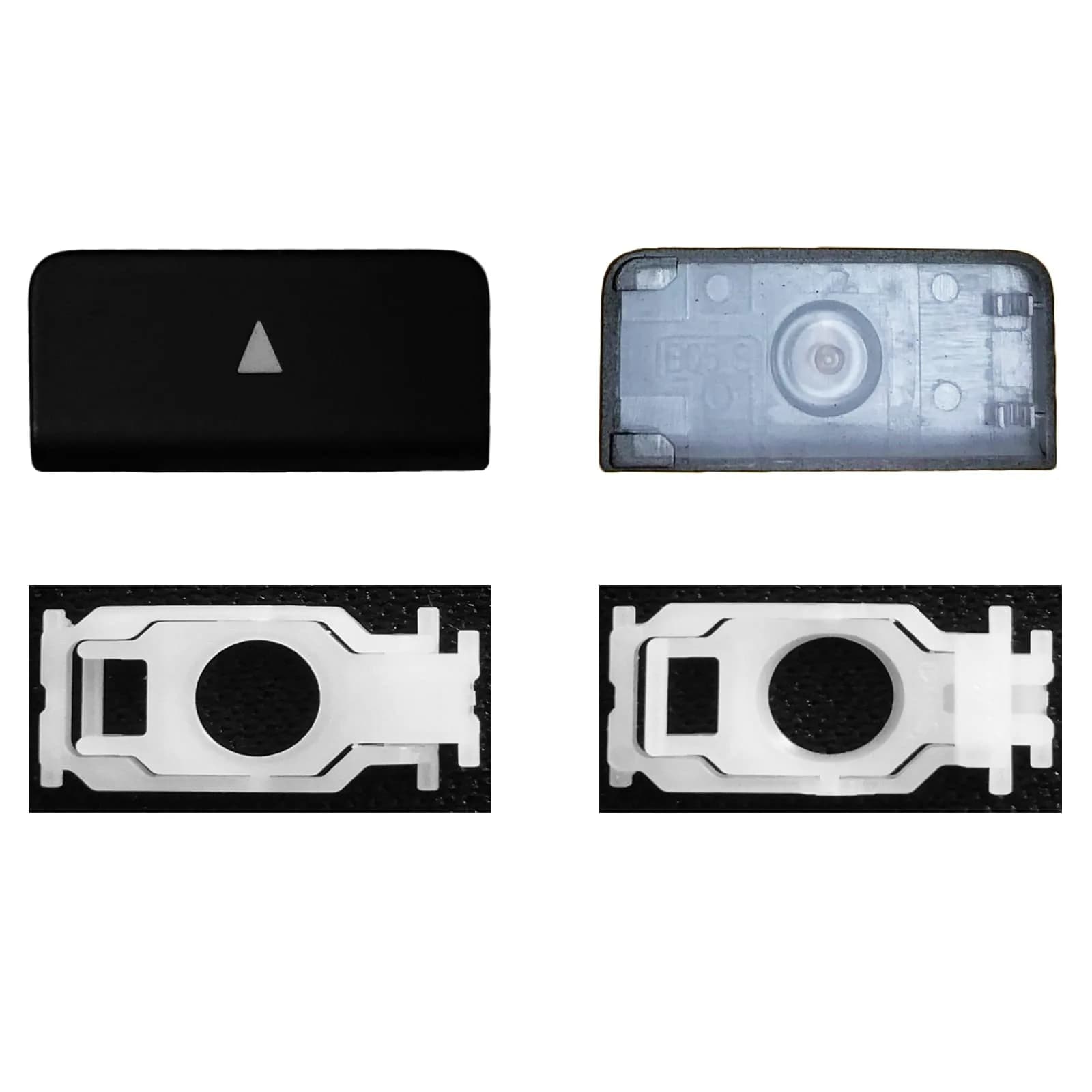 Bfenown Replacement Up (Down) Arrow Keycap with Scissor Clip for MacBook Pro/Air 2019-2022 Models | Black Polycarbonate - main product image
