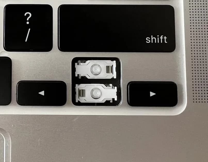 Bfenown Replacement Up (Down) Arrow Keycap with Scissor Clip for MacBook Pro/Air 2019-2022 Models | Black Polycarbonate thumbnail 2