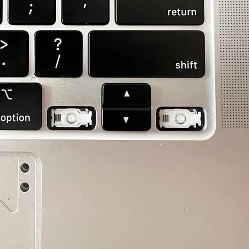 Bfenown Replacement Up (Down) Arrow Keycap with Scissor Clip for MacBook Pro/Air 2019-2022 Models | Black Polycarbonate thumbnail 3