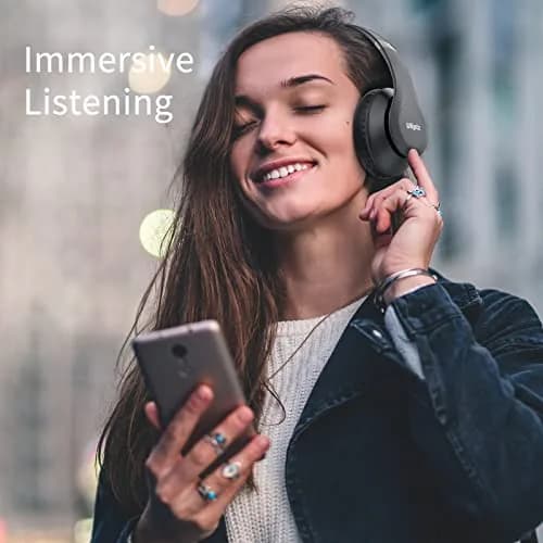 Uliptz Over-Ear Bluetooth Headphones | 65 Hours Playtime, HiFi Stereo, 6 EQ Modes, Built-in Mic thumbnail 9