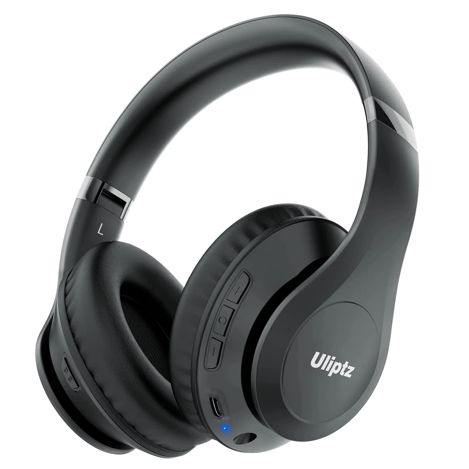 Uliptz Over-Ear Bluetooth Headphones | 65 Hours Playtime, HiFi Stereo, 6 EQ Modes, Built-in Mic - main product image