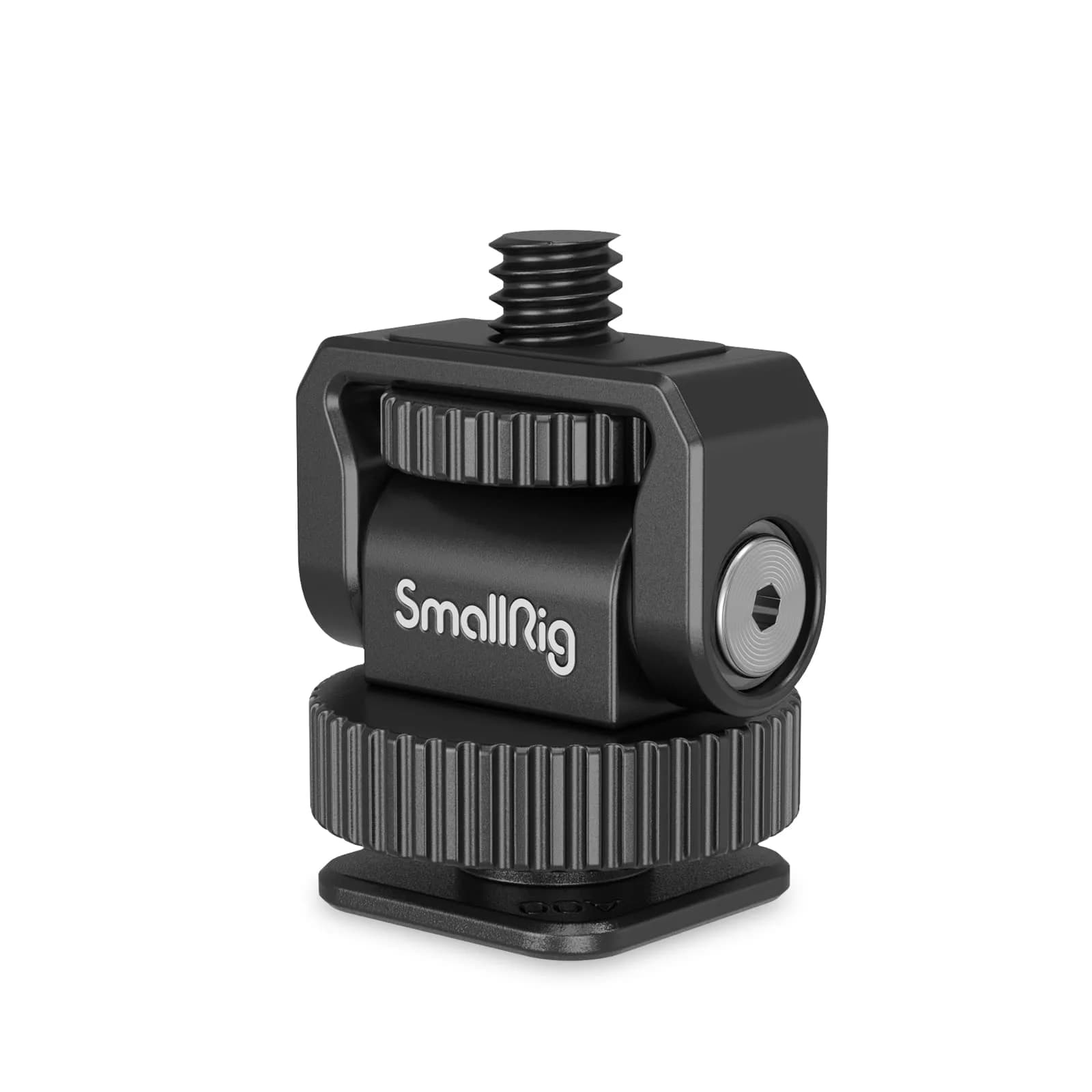 SmallRig Mini Ball Head Cold Shoe Mount Adapter with 1/4"-20 Thread | Precise Lighting Adjustment, All-Metal, Compact 20g