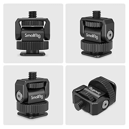 SmallRig Mini Ball Head Cold Shoe Mount Adapter with 1/4"-20 Thread | Precise Lighting Adjustment, All-Metal, Compact 20g thumbnail 7
