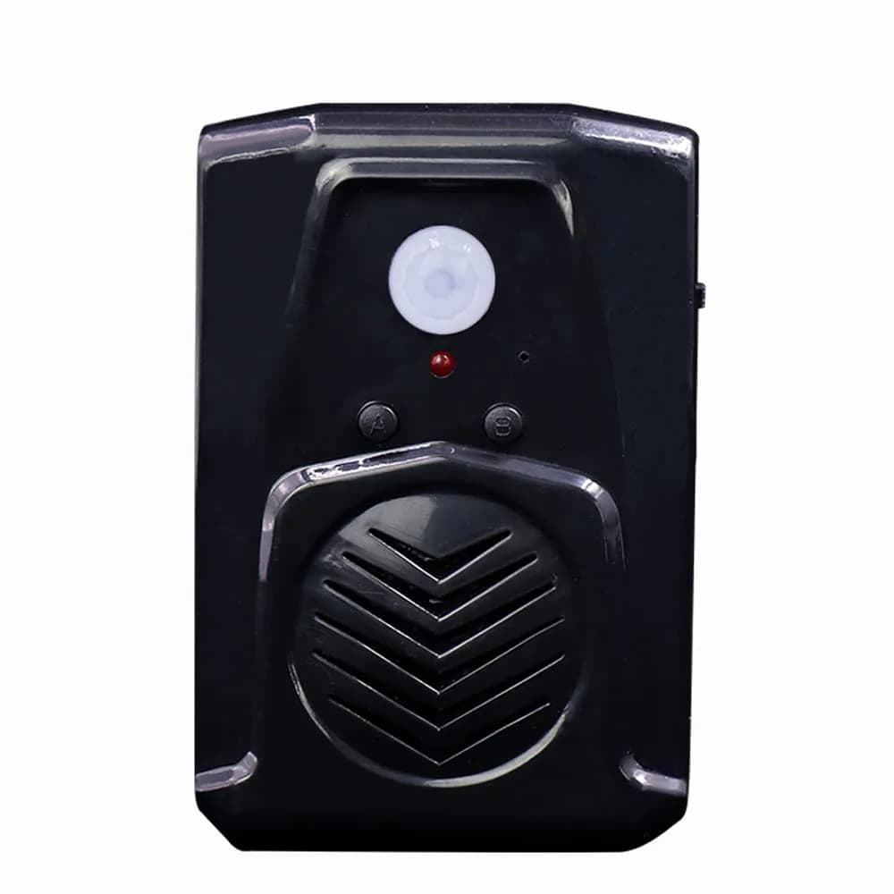 XYszpcgs PIR Motion Sensor Activated Sound Player Speaker Black | 4m (13ft) Detection Range - view 9