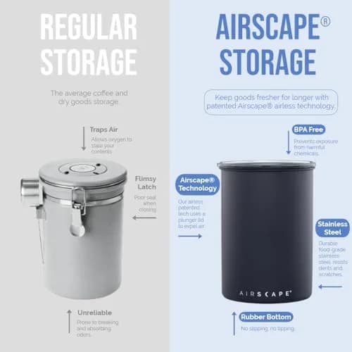 Planetary Design Airscape Stainless Steel Coffee Canister | Food Storage thumbnail 8
