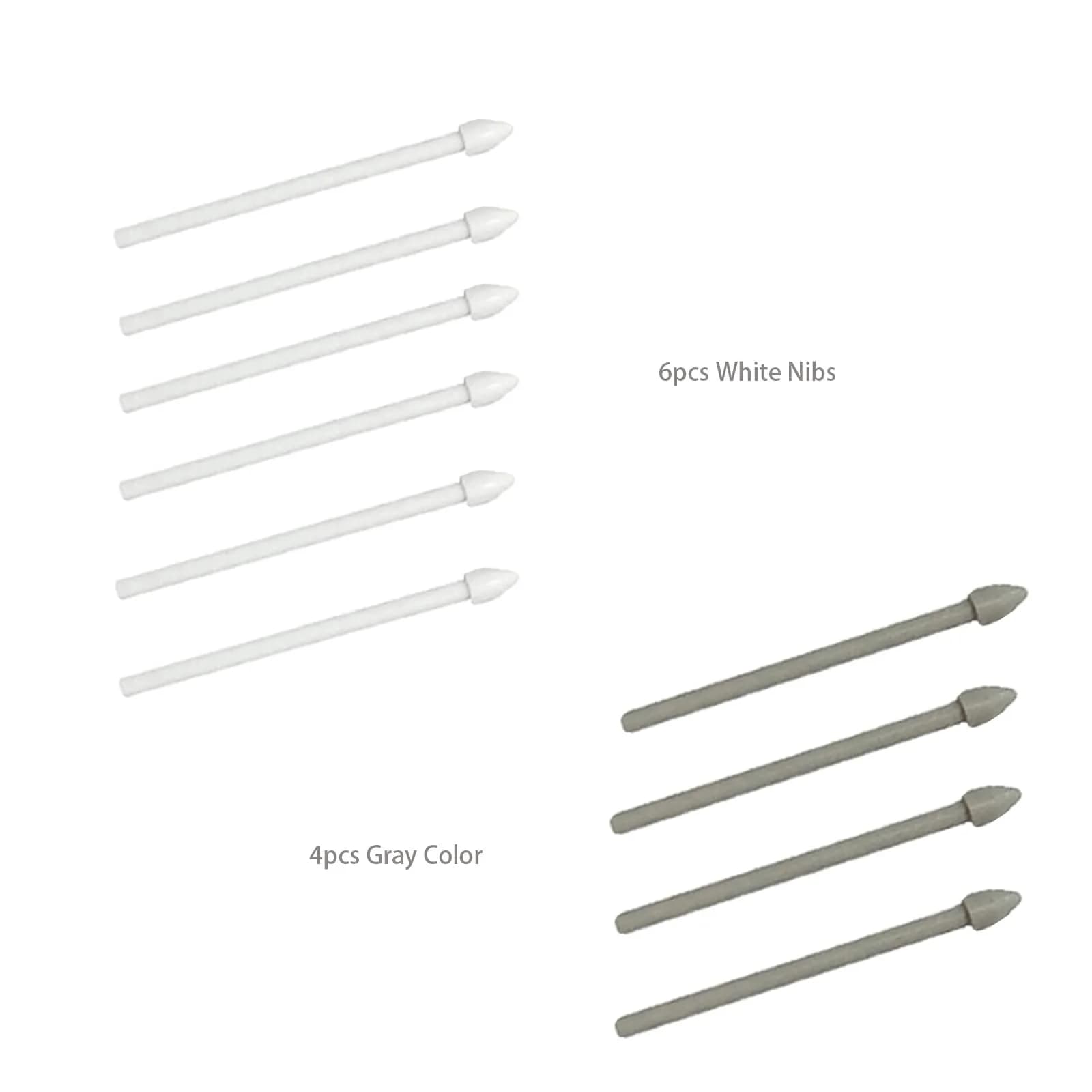 GNLKYZWV White S Pen Nibs Replacement (5+5 pcs Set) | For Samsung Galaxy Tab S7/S7 Plus Stylus Pen - view 3