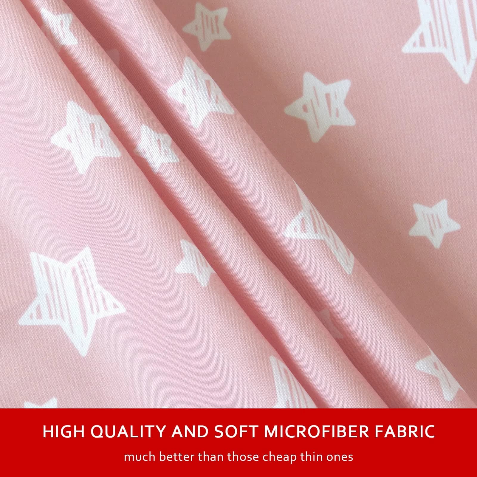 Moonsea Organic Cotton Changing Pad Cover 2 Pack - White & Pink | Soft, Breathable, Hypoallergenic - view 2