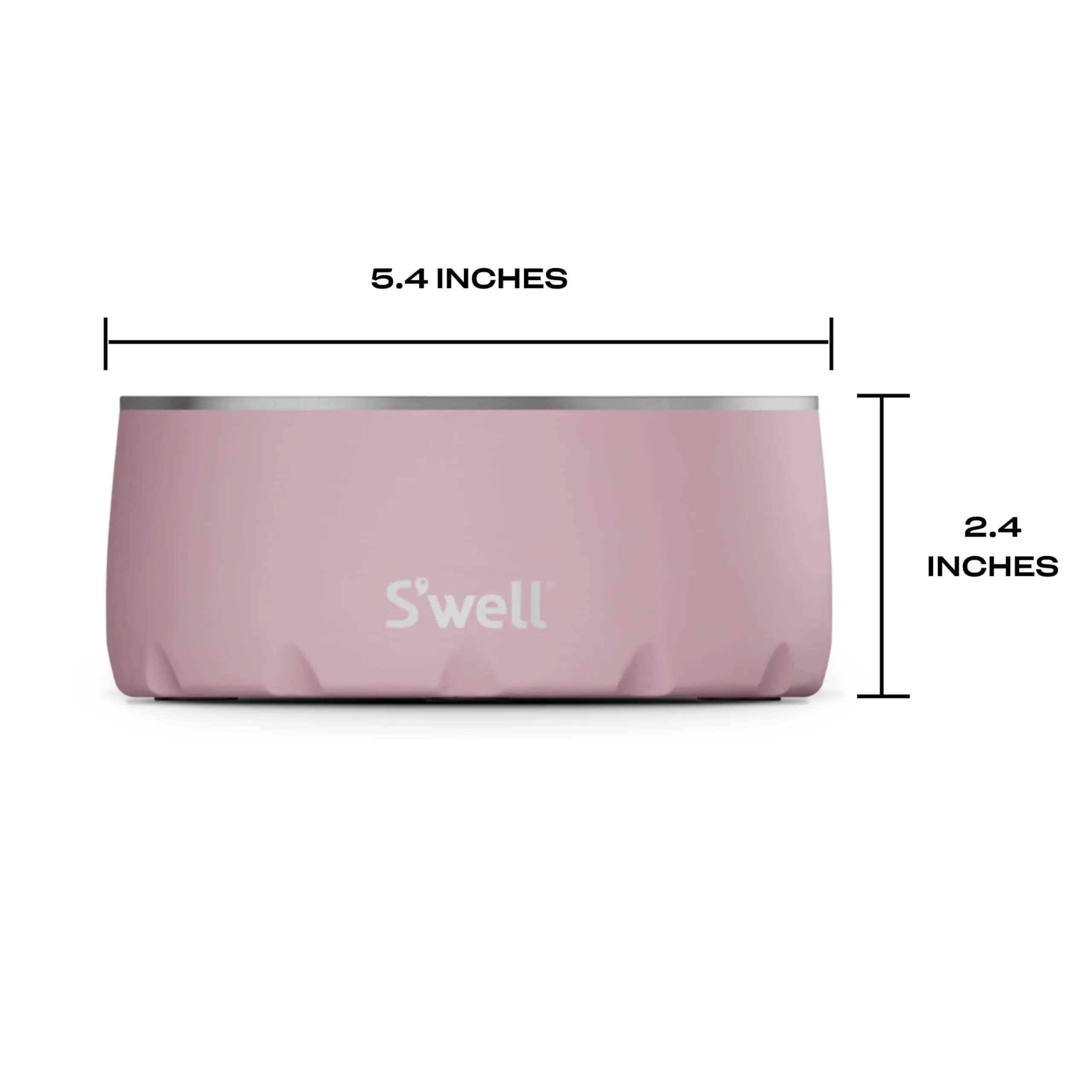 S'well Stainless Steel Pet Bowl 16oz (470ml) | Non-Slip Base for Dogs - view 4