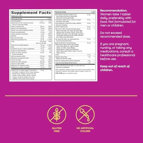Nature's Way Alive! Women's 50+ Ultra Potency Multivitamin 150 Count | Supports Heart, Brain, Bone & Immune Health thumbnail 7