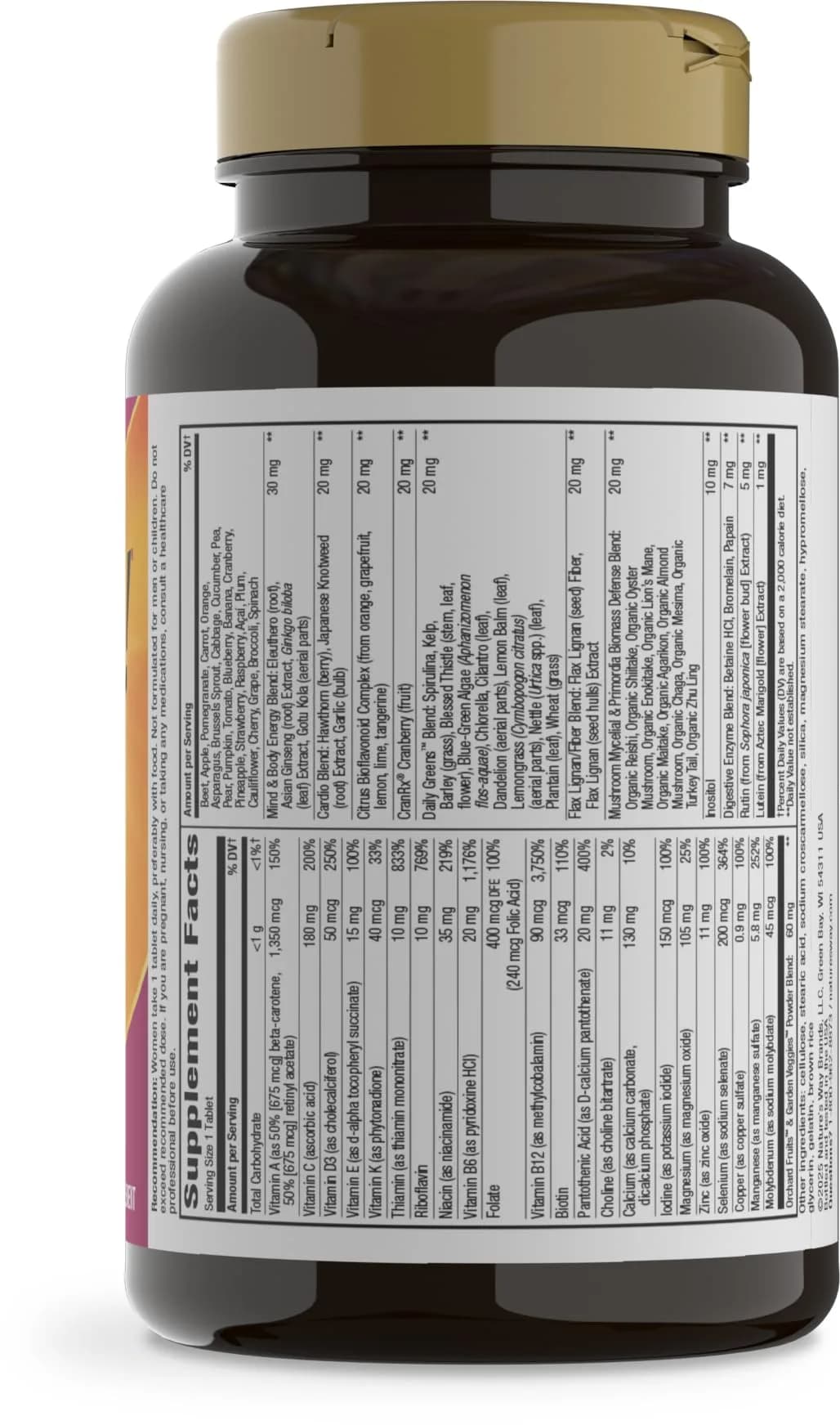 Nature's Way Alive! Women's 50+ Ultra Potency Multivitamin 150 Count | Supports Heart, Brain, Bone & Immune Health - view 9