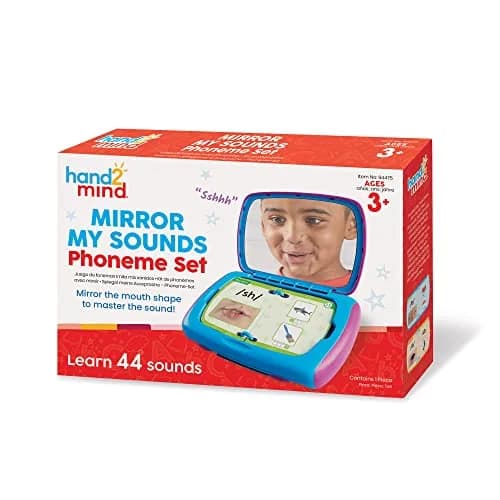 hand2mind Mirror My Sounds Phoneme Set, Letter Sounds Flash Cards, Toddler Speech Therapy Materials, Phonics for Kindergarten, Phonemic Awareness Manipulatives, Preschool Learning Activities | Supports early phonics & speech development thumbnail 1