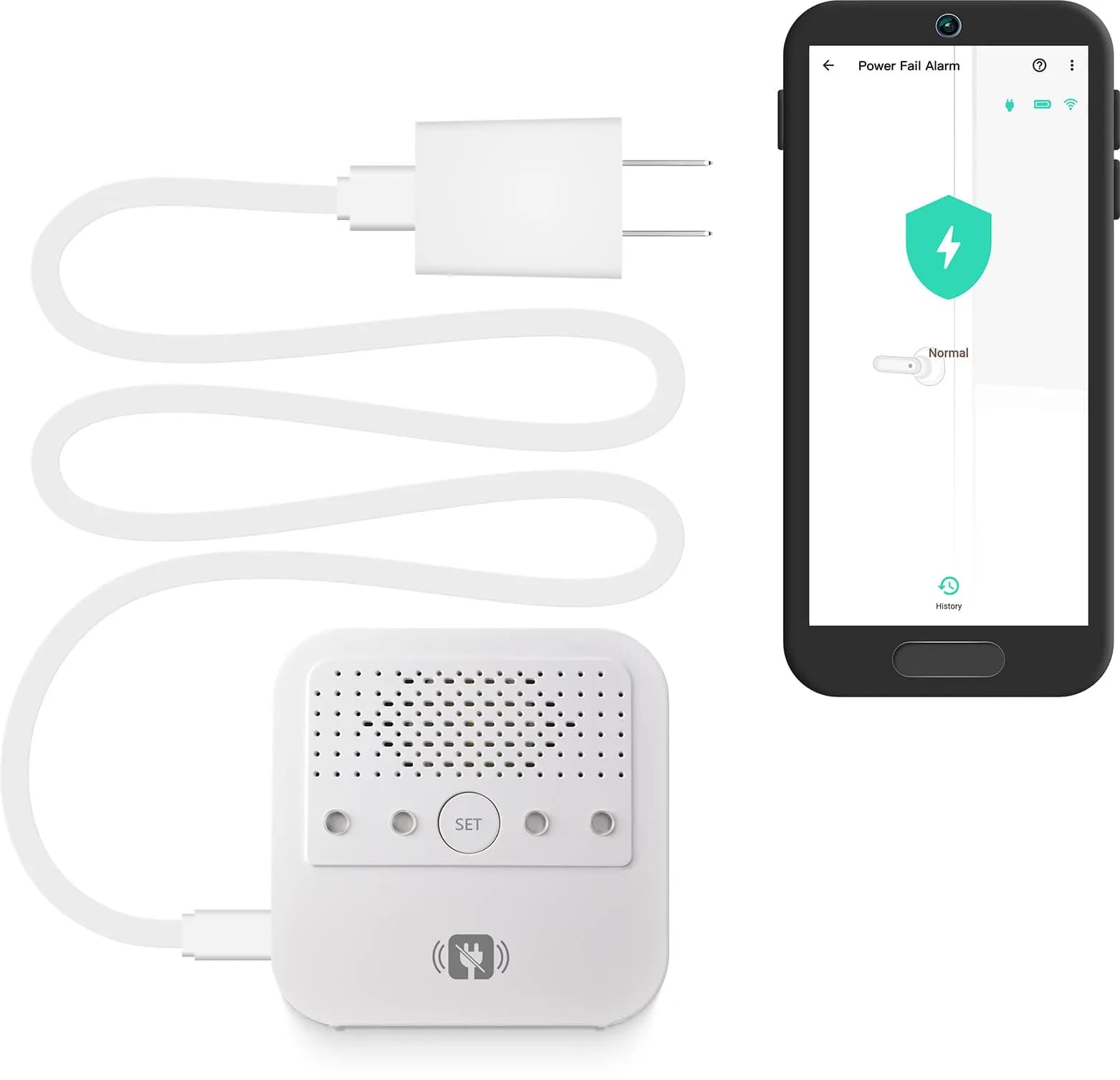 YoLink Smart Power Failure Alarm, YS7106 | Long-Range Wireless Power Outage Detection — Without Hub