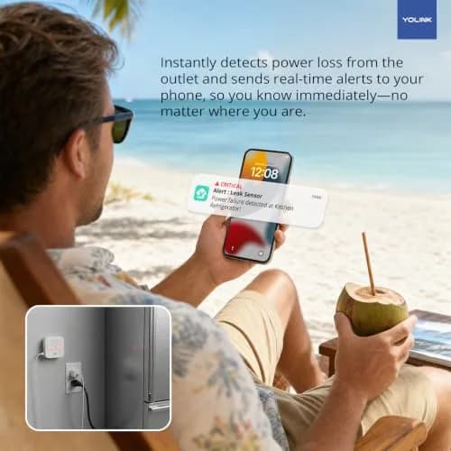 YoLink Smart Power Failure Alarm, YS7106 | Long-Range Wireless Power Outage Detection thumbnail 5