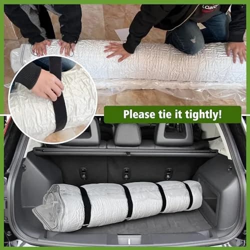 King Mattress Vacuum Bag for Moving Storage | Compress & Protect Up to 14 Thick Mattress thumbnail 5