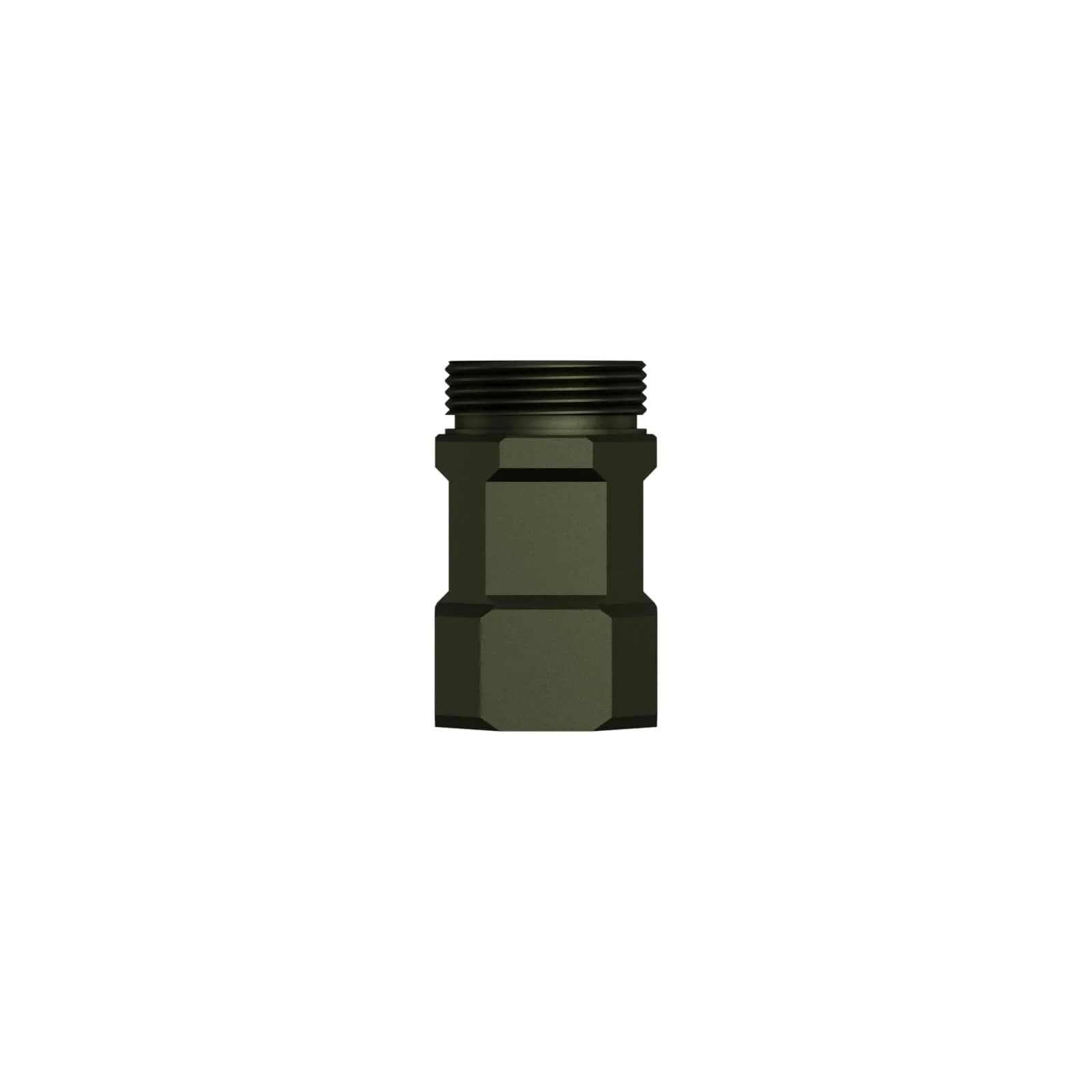 WUBEN Army Green Mini Flashlight Battery Extension Tube (4cm x 2.5cm / 1.57" x 0.98") | For 18650 Battery Flashlights - main product image