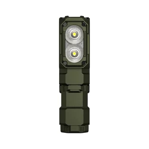 WUBEN Army Green Mini Flashlight Battery Extension Tube (4cm x 2.5cm / 1.57" x 0.98") | For 18650 Battery Flashlights thumbnail 2