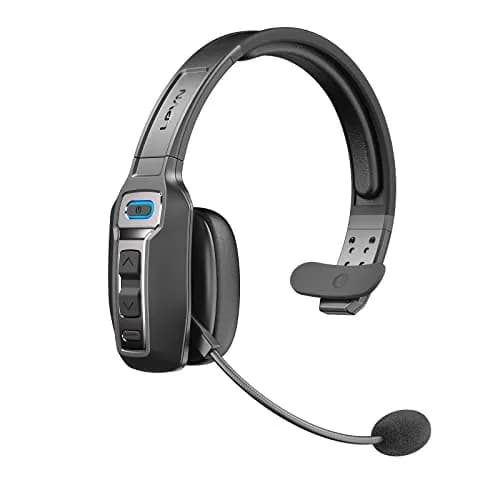LEVN Bluetooth Headset with Microphone | AI Noise Cancelling & 65 Hrs Battery | Wireless On-Ear Headphones for Trucker & Office thumbnail 1