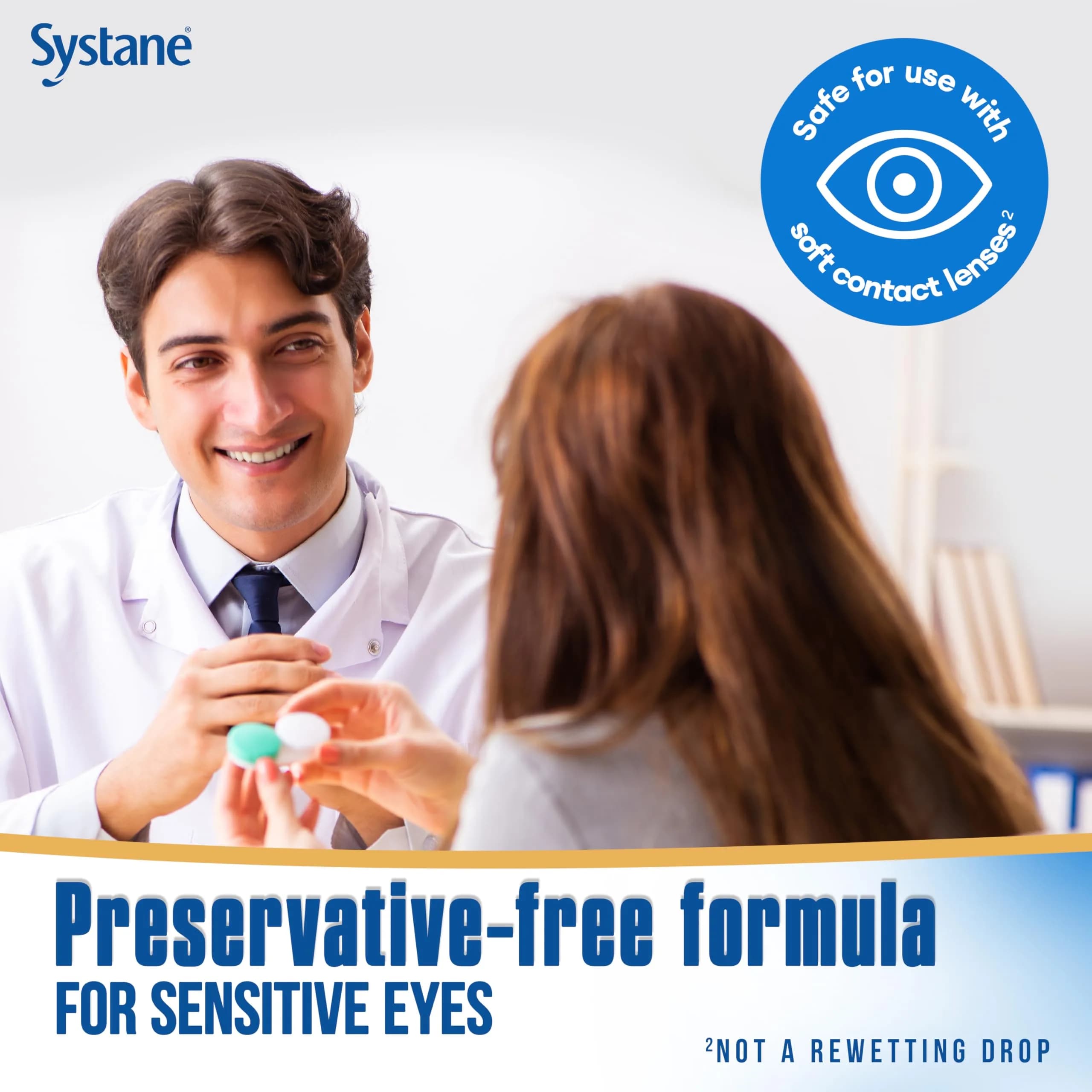Systane Complete Preservative-Free Dry Eye Drops 10ml (0.3 Fl Oz) (0.6% Propylene Glycol) | FDA Approved Lubricant for All Dry Eye Types - view 2