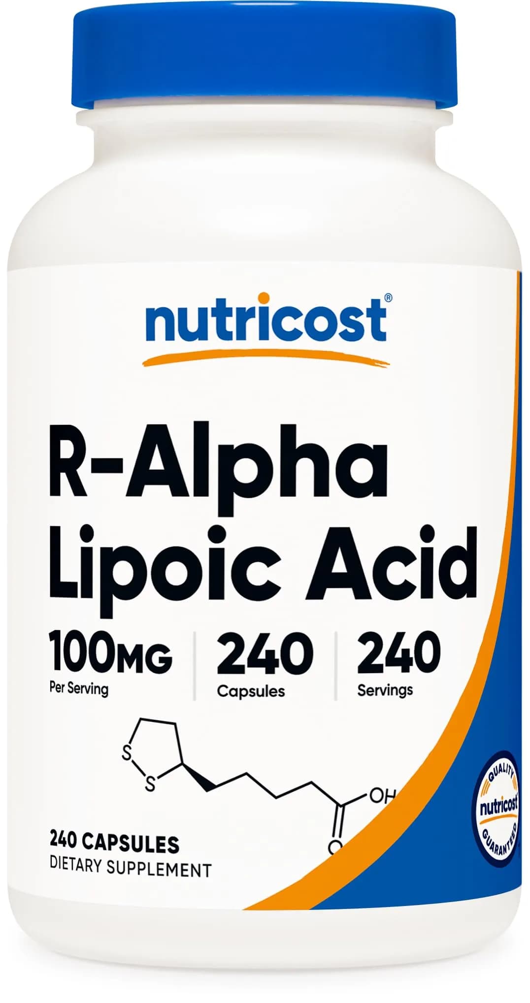 Nutricost R-Alpha Lipoic Acid 100mg | Vegan, Gluten-Free, Non-GMO Supplement