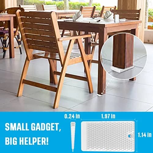 YARKOR Furniture Levelers 32 Pieces Jar 2" | Rubber Non-Slip Wedges for Home & Restaurant thumbnail 4