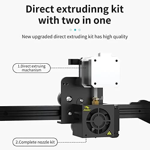 Creality Ender 3 Direct Drive Upgrade Kit | Supports Flexible TPU Filament, 24V Aluminum Hotend (2.9X3.7X4.9inch, 0.8lb) thumbnail 2