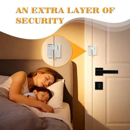 Alise Flip Latch Gate Latch, Heavy Duty Stainless Steel Door Lock for Barn Wood Fence Sliding Doors, Brushed Nickel (2.45 in Length) thumbnail 4