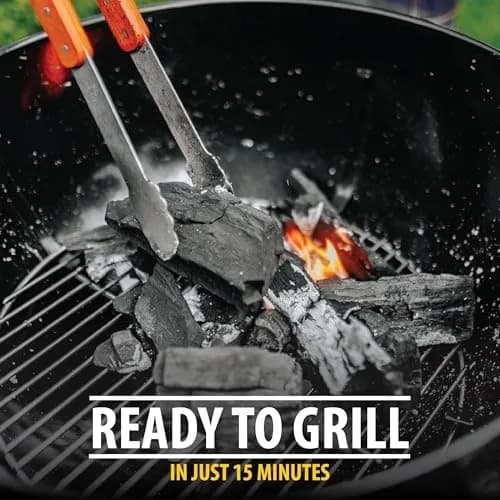 FOGO Brazilian Blend Hardwood Lump Charcoal 17.6lb Bag | Restaurant Quality, Natural, Large Sized Lump for Grilling & Smoking thumbnail 4