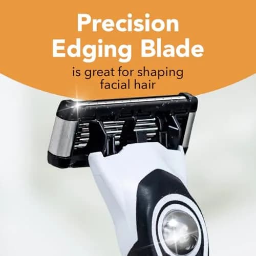 BIC Flex 5 Men's Refillable 5-Blade Razor with 7 Cartridges & Edging Blade | 91 Shaves Total thumbnail 2