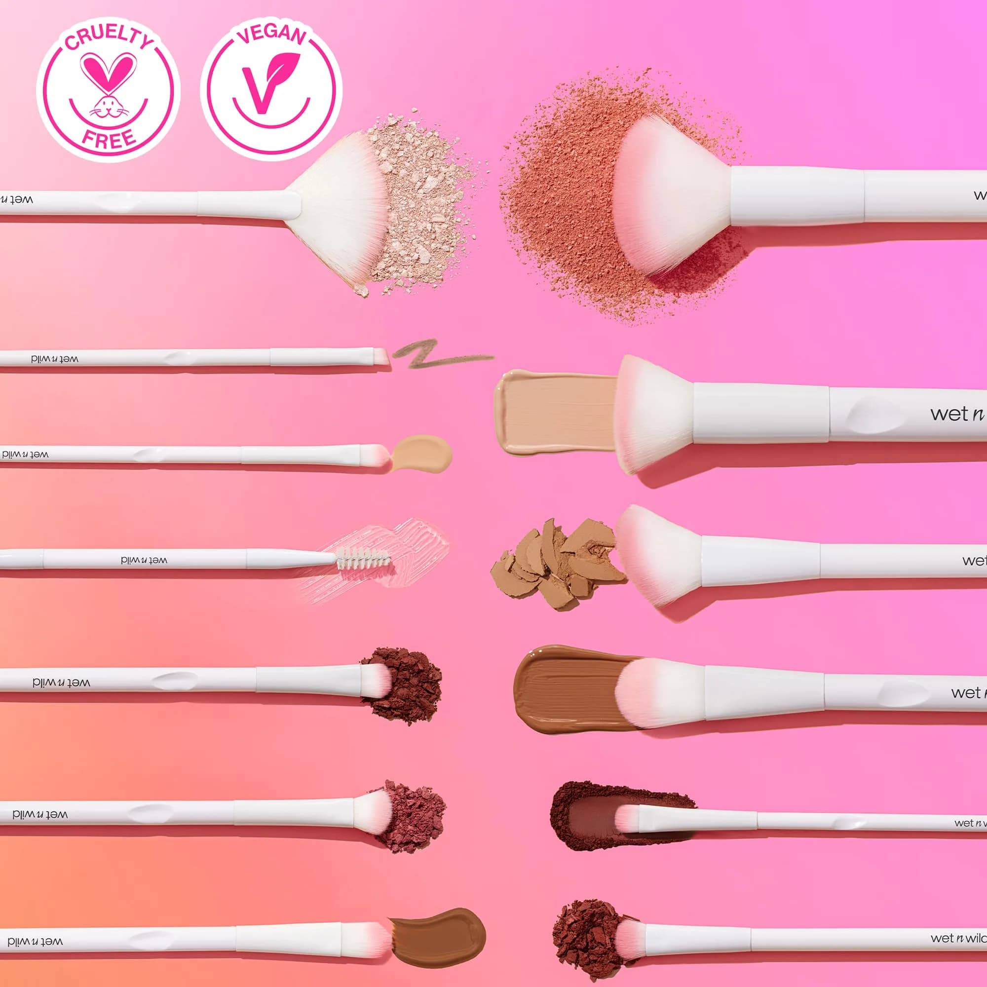 wet n wild New Brow & Liner Duo Brush | Dual-Ended Precision for Brows and Eyeliner - view 2