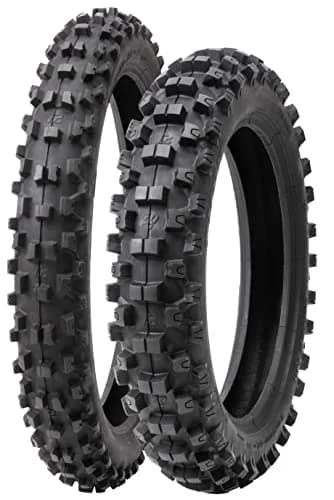 Tusk EMEX T-35® Off-Road Dirt Bike Tire Set – Deep Tread, Soft/Intermediate Terrain, 80/100x21 & 100/100x18 thumbnail 1