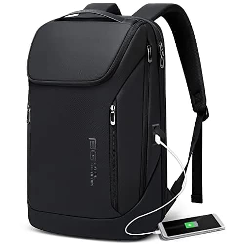 BANGE Business Smart Backpack Waterproof fit 15.6 Inch Laptop Backpack with USB Charging Port, Travel Durable Backpack (35cm x 49cm x 14cm) thumbnail 1