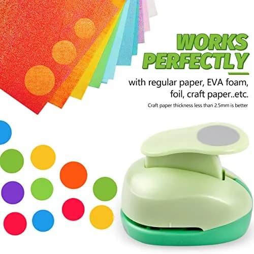 UCEC 3 Inch XL Circle Paper Punch | Cuts 120-250gsm Cardstock for Crafts thumbnail 5