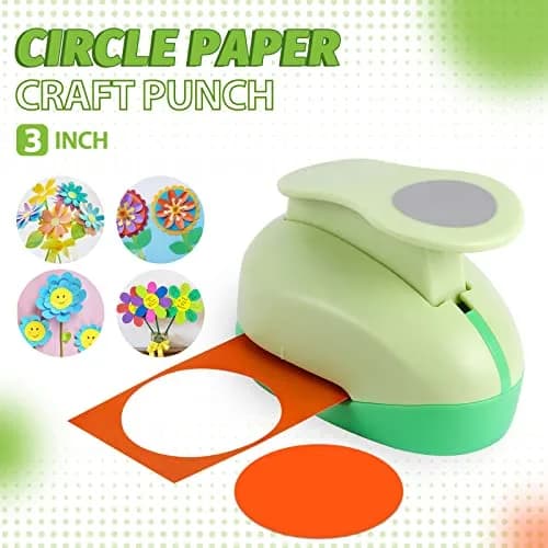 UCEC 3 Inch XL Circle Paper Punch | Cuts 120-250gsm Cardstock for Crafts thumbnail 7