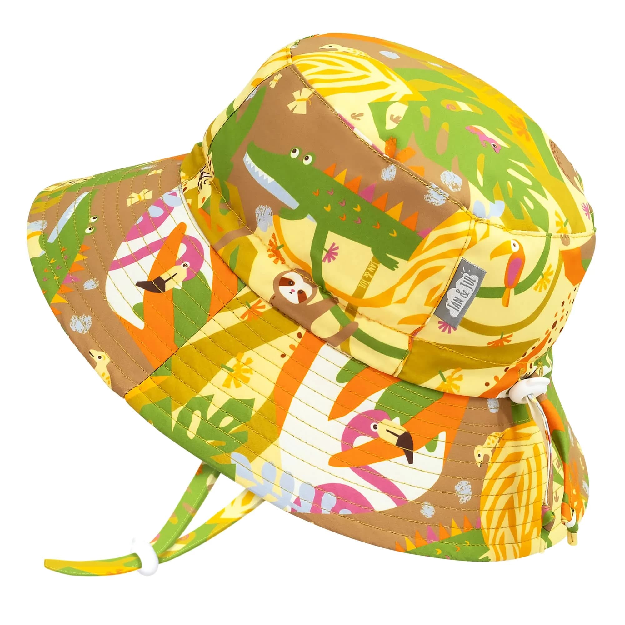 JAN & JUL Kids' Quick Dry Beach Bucket Sun-Hat 6-24 Months | Adjustable, UPF 50+ for Active Kids