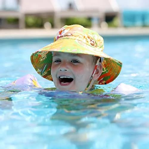 JAN & JUL Kids' Quick Dry Beach Bucket Sun-Hat 6-24 Months | Adjustable, UPF 50+ for Active Kids thumbnail 4