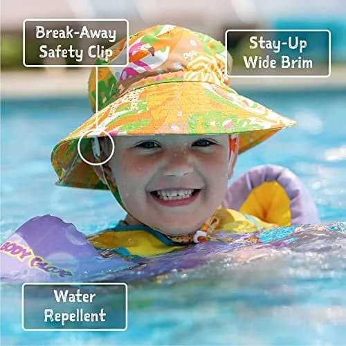JAN & JUL Kids' Quick Dry Beach Bucket Sun-Hat 6-24 Months | Adjustable, UPF 50+ for Active Kids thumbnail 3