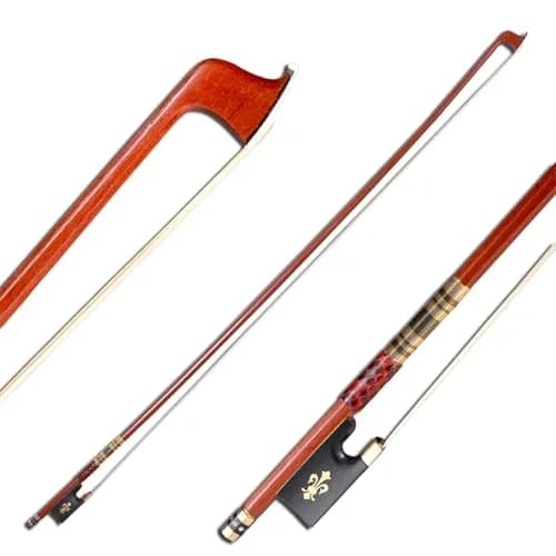 AMZZ Full Size 4/4 Pernambuco Violin Bow with Case | Handmade, Lightweight, Warm Sound thumbnail 4