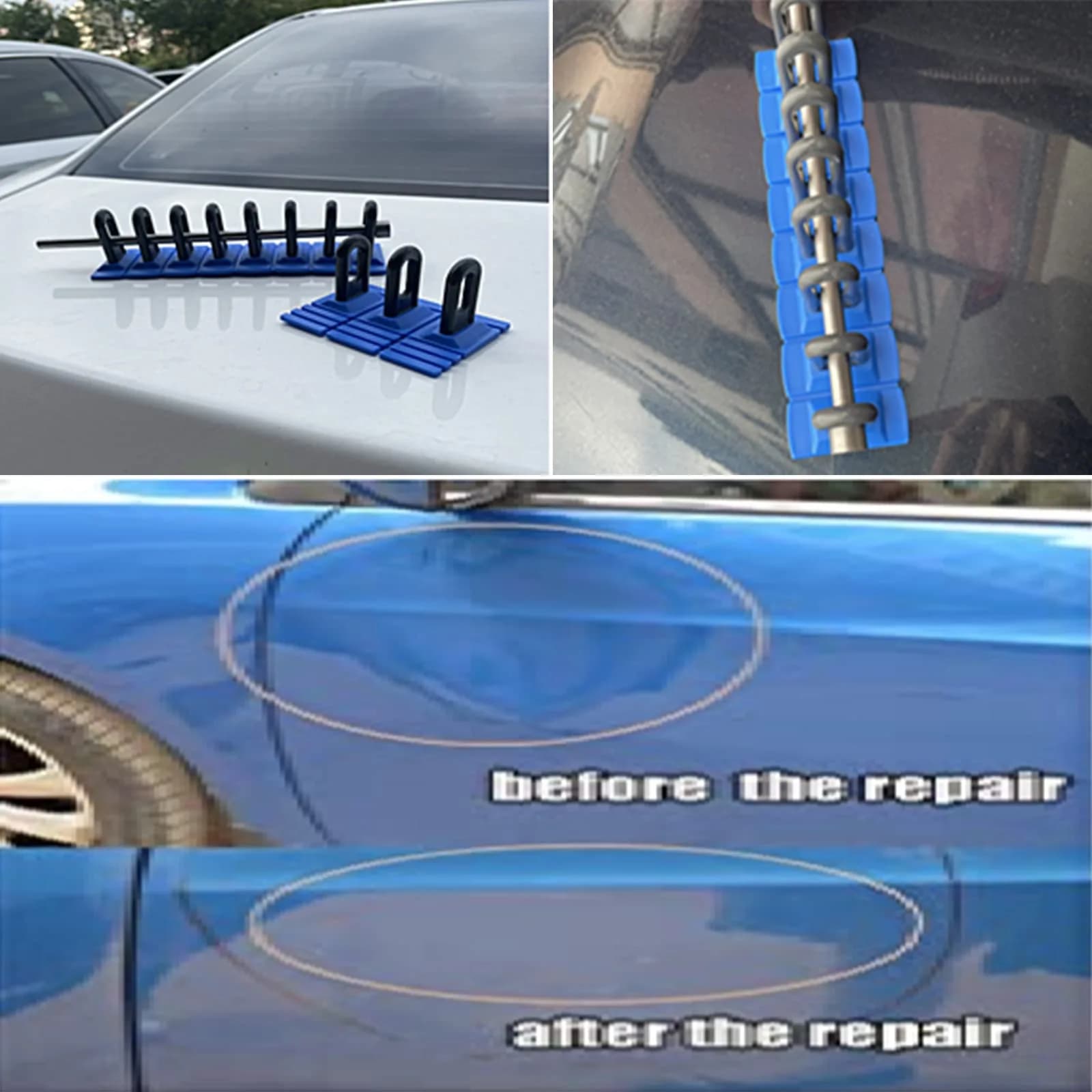 HiYi Car Dent Repair Tool Kit with Dent Lifter & Glue Tabs | 10-Piece Set - view 5