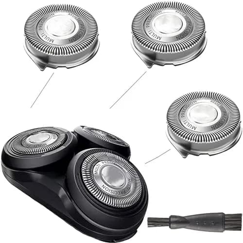 Suleto SH50/52 Replacement Heads for Philips Series 5000 Shavers, 3 Count | Precision Cutting System thumbnail 1