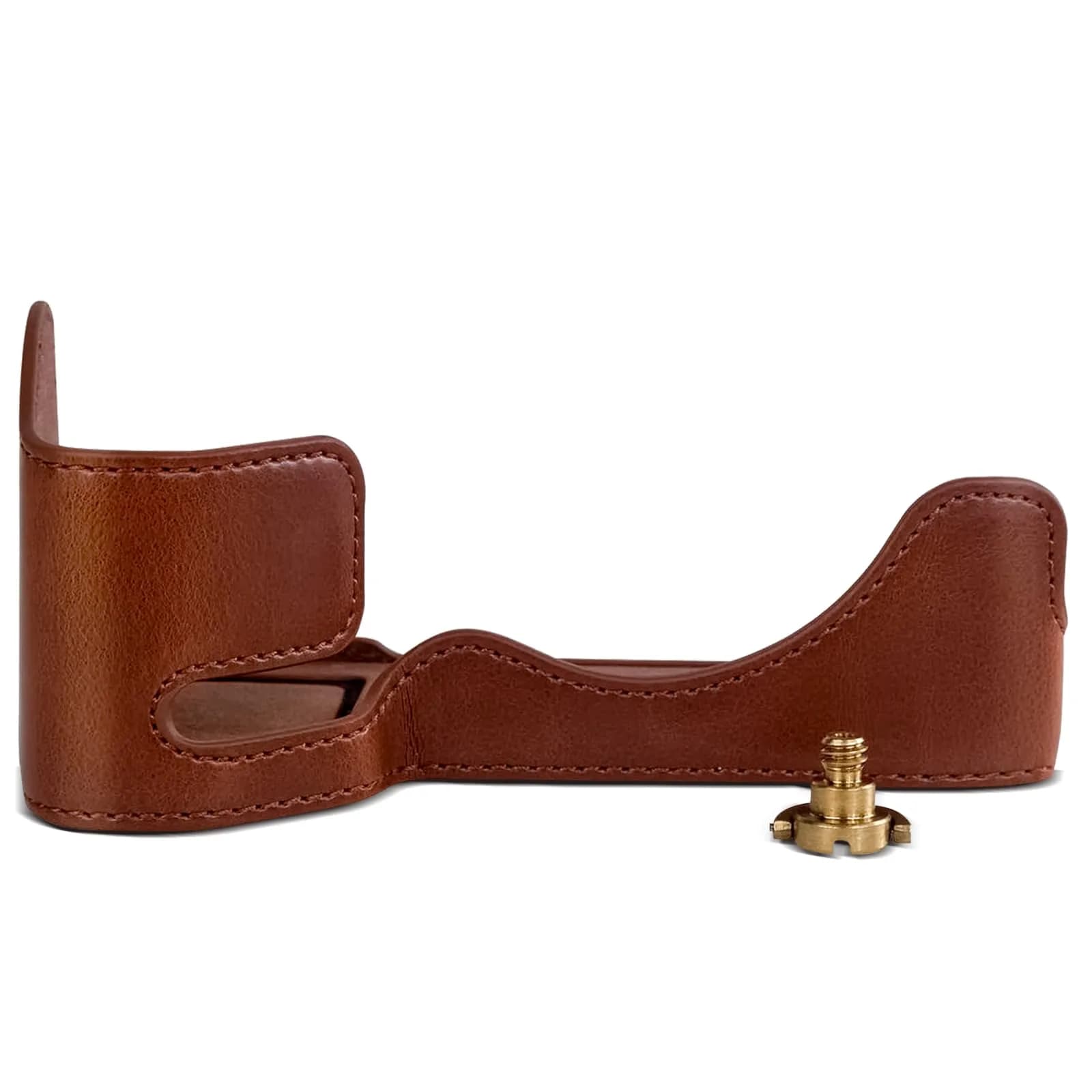 Rieibi PU Leather Half Camera Case for Sony Alpha 7 IV a7S III A1 Cameras | Coffee - main product image
