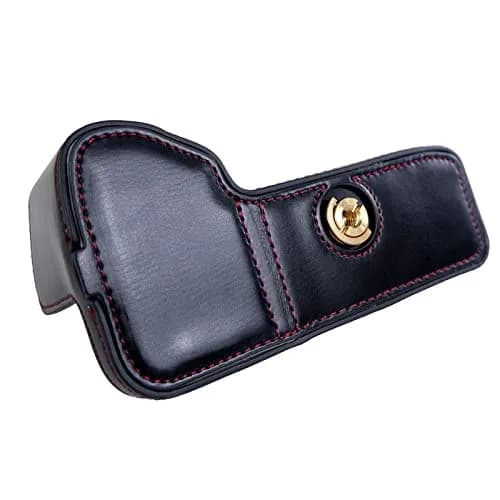 Rieibi PU Leather Half Camera Case for Sony Alpha 7 IV A7S III A1 | Vintage Black thumbnail 6