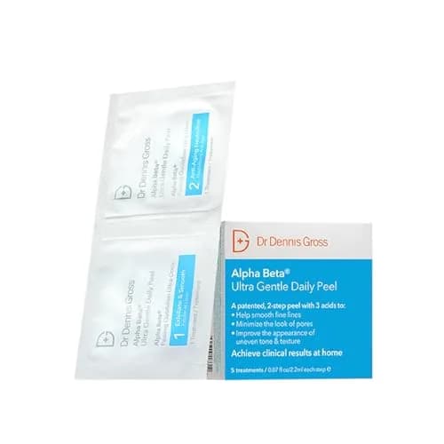 Dr Dennis Gross Alpha Beta Ultra Gentle Exfoliating Daily Peel - 5 Pack | Dermatologist-Formulated for Sensitive Skin thumbnail 1